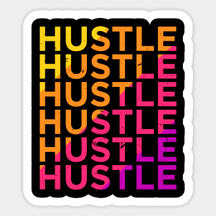 Hustle Sticker